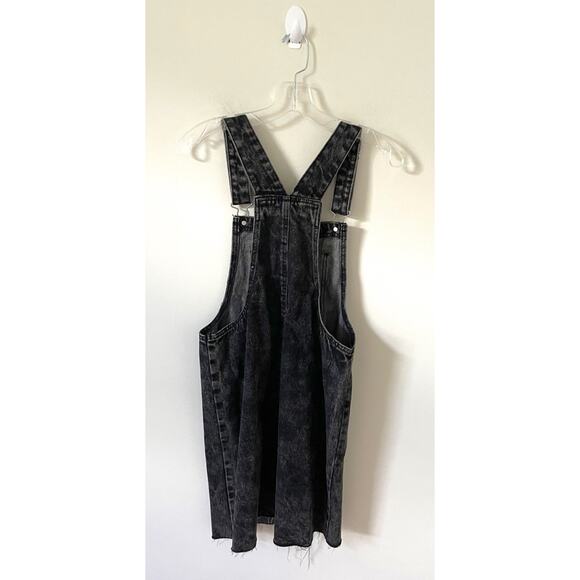 Wild Fable Raw Hem Jumper Skirt Black Gray Size Small - Picture 4 of 10